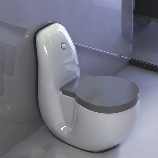 Household water closet siphon style creative personality European style silent and odorproof color toilet