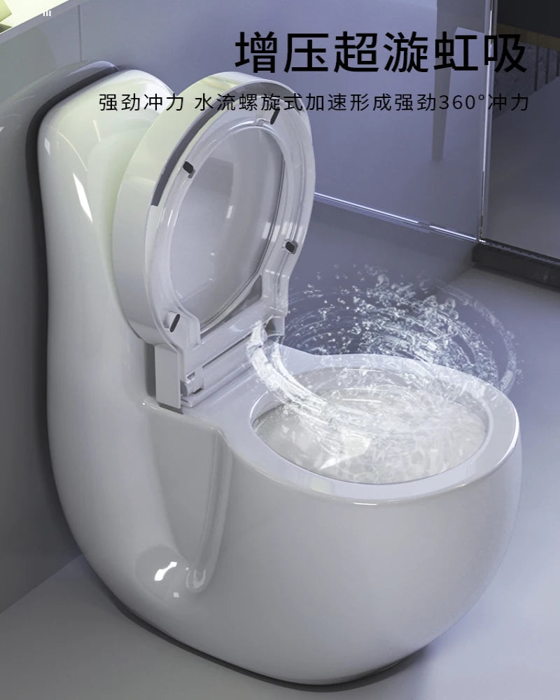 Household water closet siphon style creative personality European style silent and odorproof color toilet