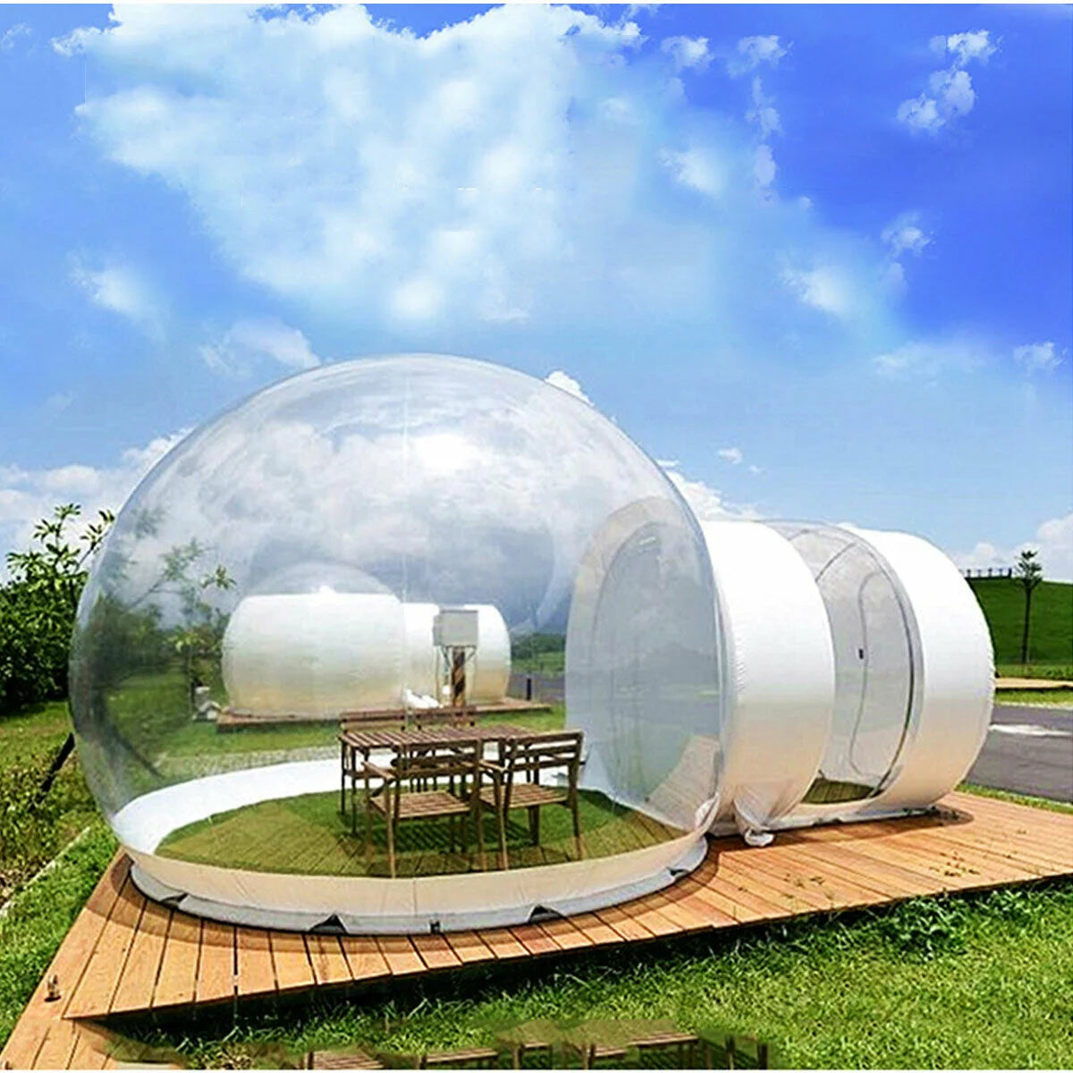 I Hot Selling Inflatable Bubble Demo Tent Inflatable Transparent Demo House For Sale
