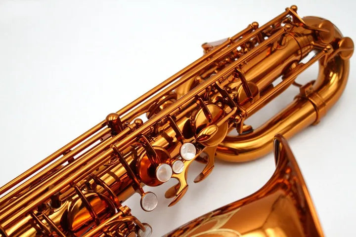 Il belin New E Flat Baritone Saxophone Black Nickel Surface Professional Brass Musical Instruments Sax Free Shipping