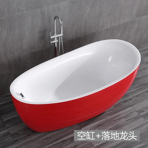 Independent hotel home couple thickened acrylic small bathtub