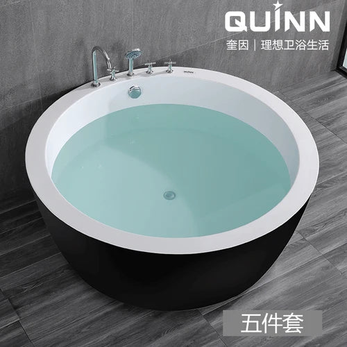 Independent hotel home integrated seamless docking massage net celebrity acrylic bathtub basin