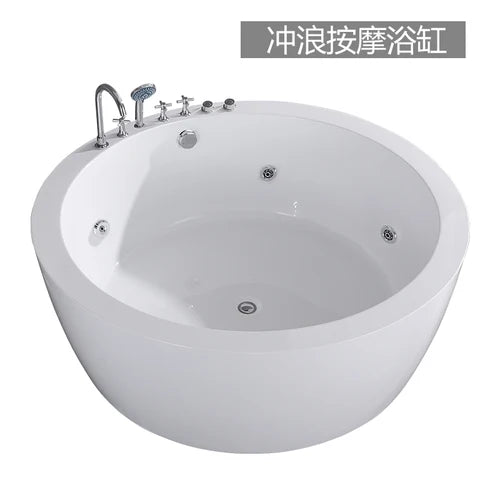 Independent hotel home integrated seamless docking massage net celebrity acrylic bathtub basin