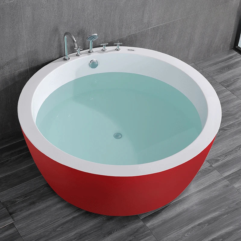Independent hotel home integrated seamless docking massage net celebrity acrylic bathtub basin