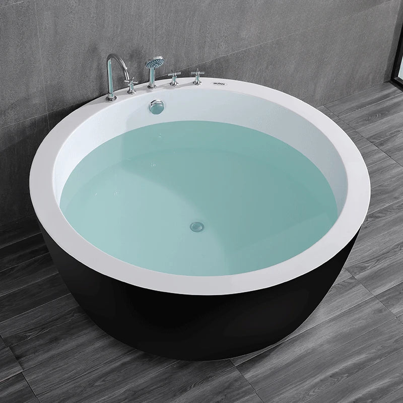 Independent hotel home integrated seamless docking massage net celebrity acrylic bathtub basin