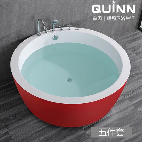 Independent hotel home integrated seamless docking massage net celebrity acrylic bathtub basin