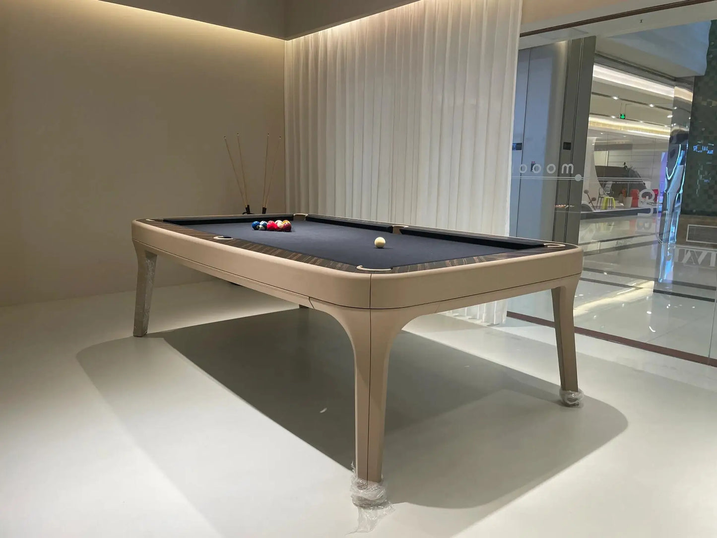 Indoor billiards table, home standard fancy nine ball table, high-end club billiards table, dining table two in one