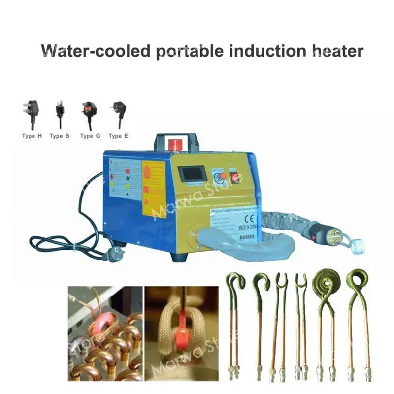 Induction Heater Water Cooled  Heating Machine 110V/220V  Welding Metal Equipment Can Be Welded Steel/Copper