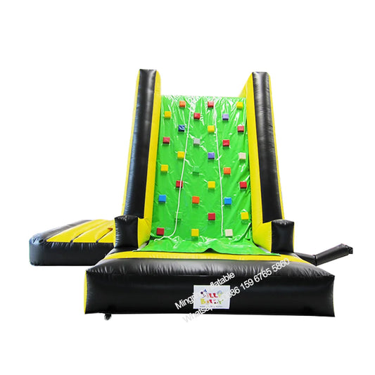 Inflatable Rock Climbing Wall Tower, Mountain Obstacle Course