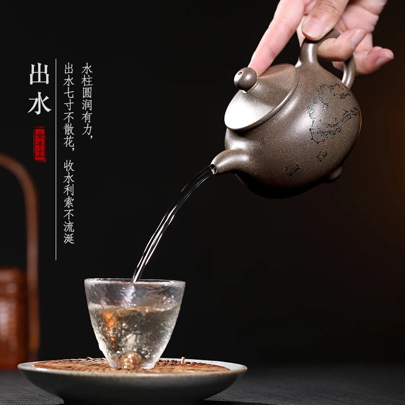 |Initiates a pot of tea fragrance yixing recommended the high grade pure manual collection zisha teapot tea pot of zen