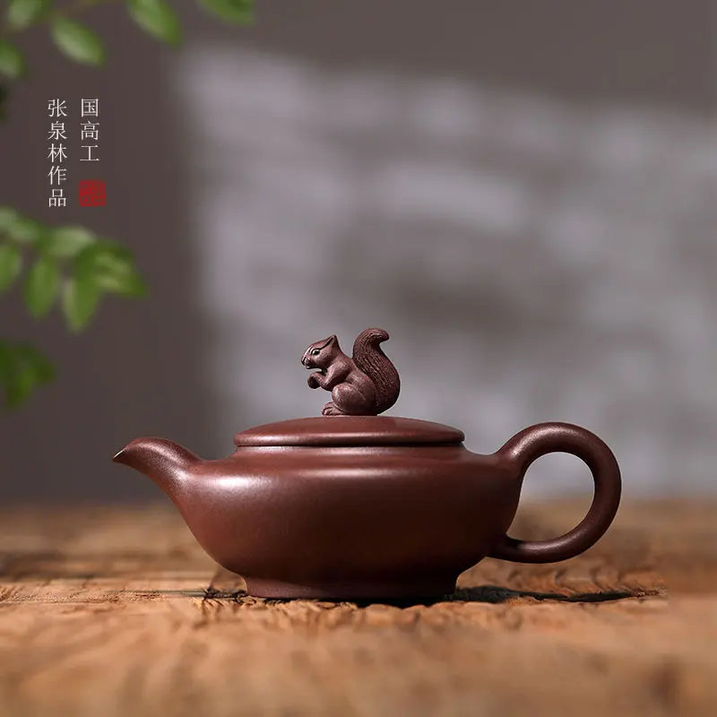 |Initiates a pot of tea yixing recommended pure manual Zhang Quanlin ore black pier head teapot tea as pot