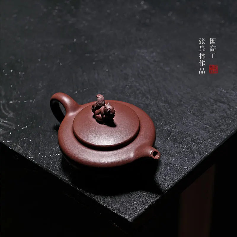 |Initiates a pot of tea yixing recommended pure manual Zhang Quanlin ore black pier head teapot tea as pot