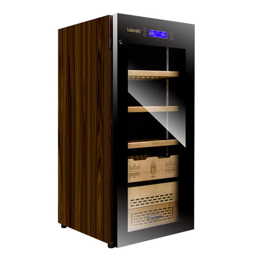 Intelligent Cigar Humidor Inverter Constant Temperature Humidity Cedar Wood Cigar Humidor Large Capacity Cigar Tea Box Cabinet