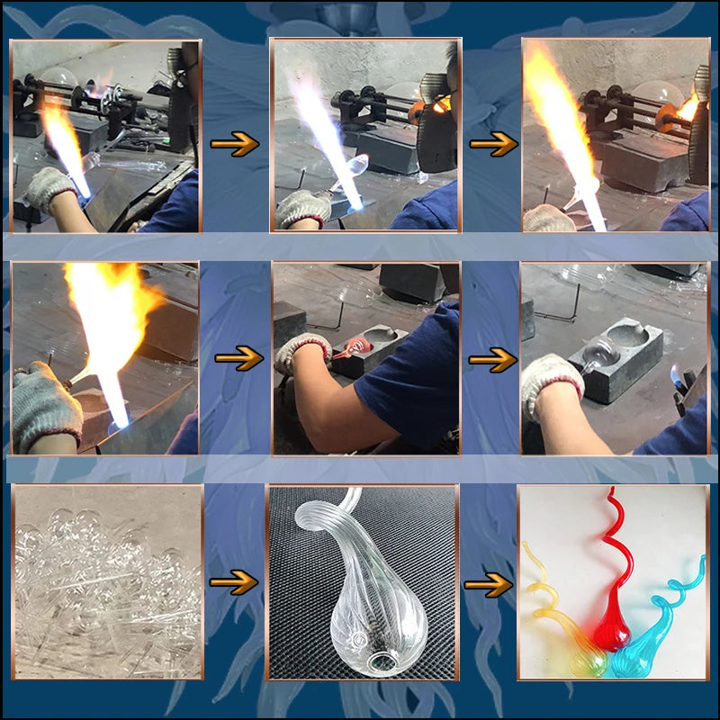 Italian Design Lamp Murano Chandelier Used Mouth Blown Luxury Villa Chandelier