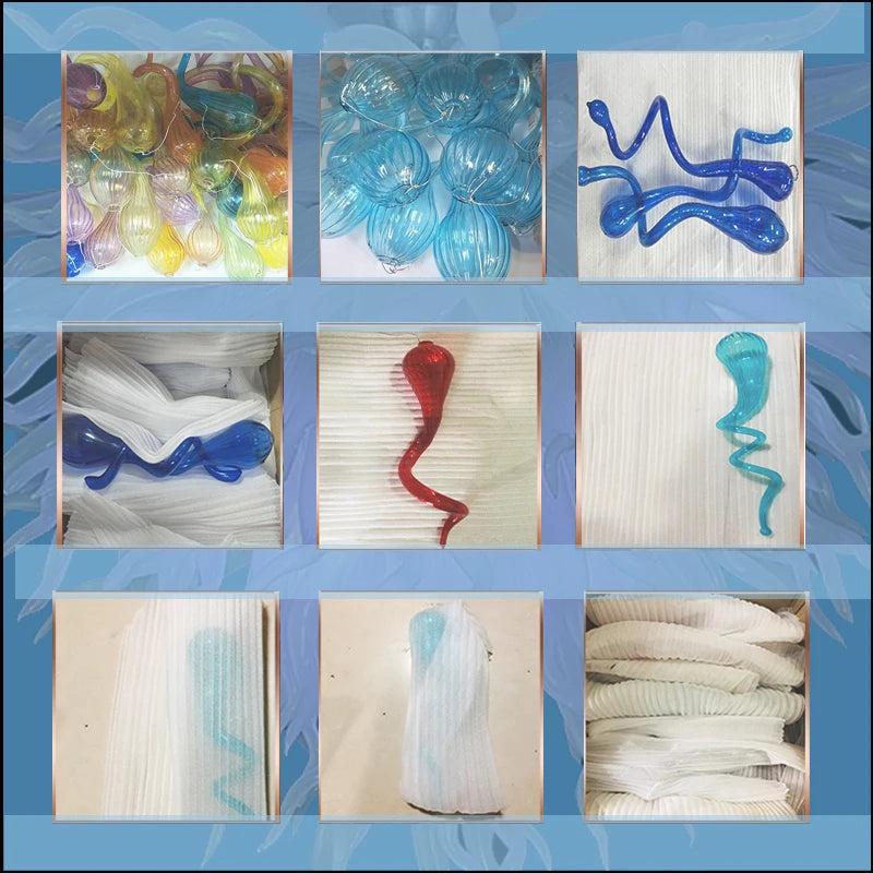 Italian Design Lamp Murano Chandelier Used Mouth Blown Luxury Villa Chandelier