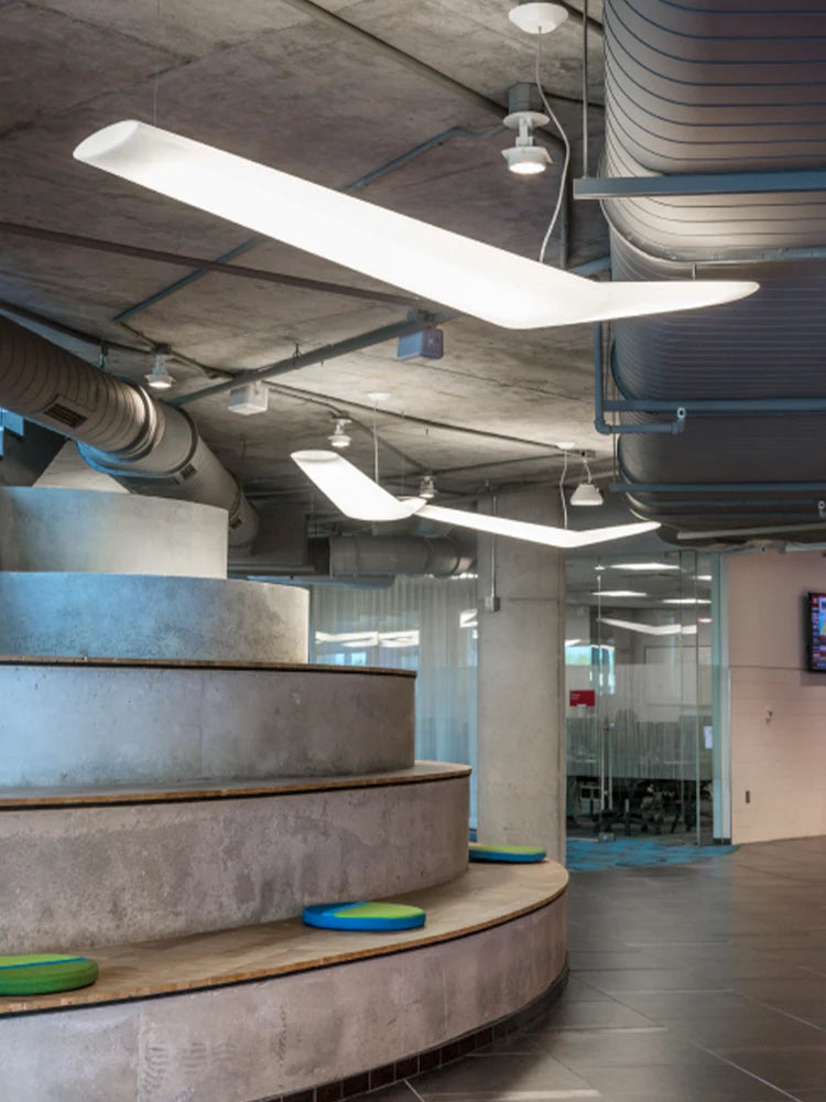 Italian aluminum chandelier villa living room office front desk minimalist atmosphere chandelier