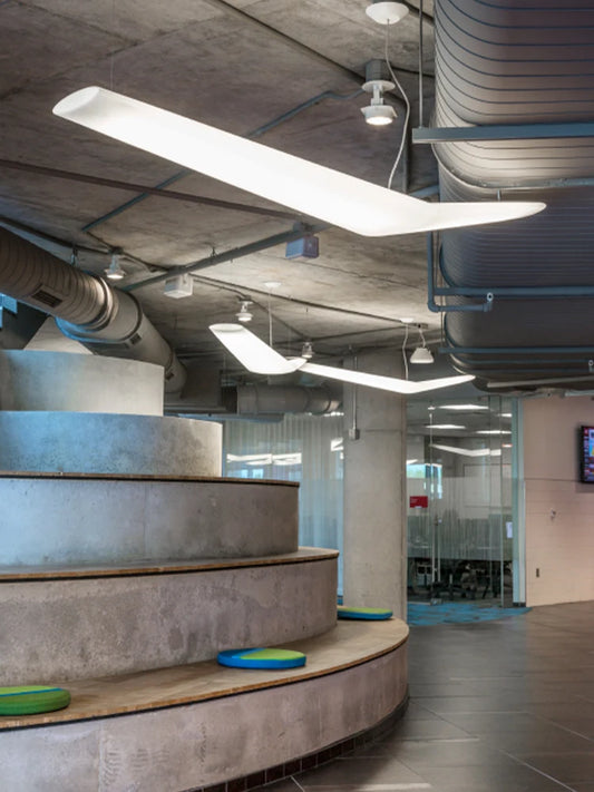 Italian aluminum chandelier villa living room office front desk minimalist atmosphere chandelier