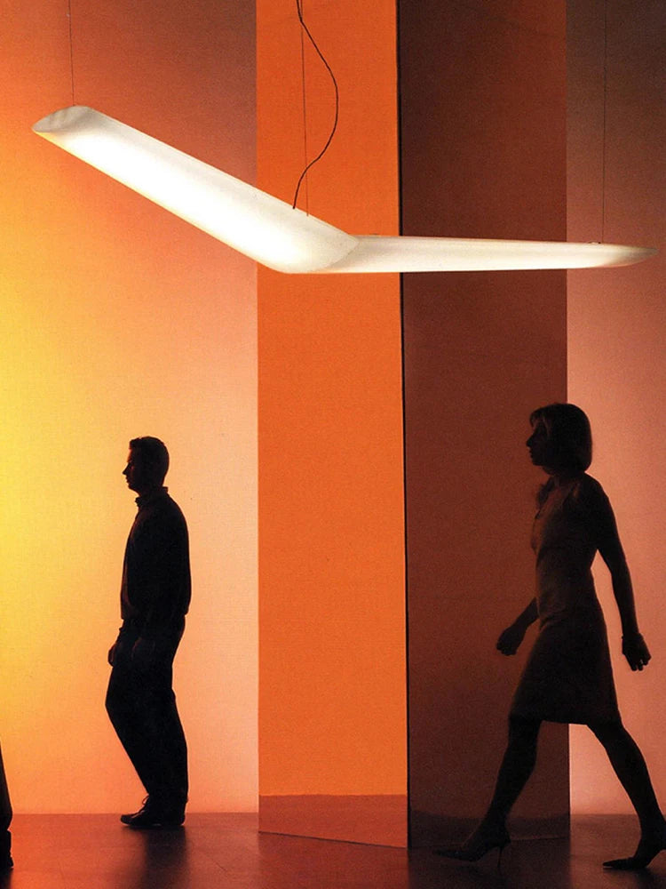 Italian aluminum chandelier villa living room office front desk minimalist atmosphere chandelier