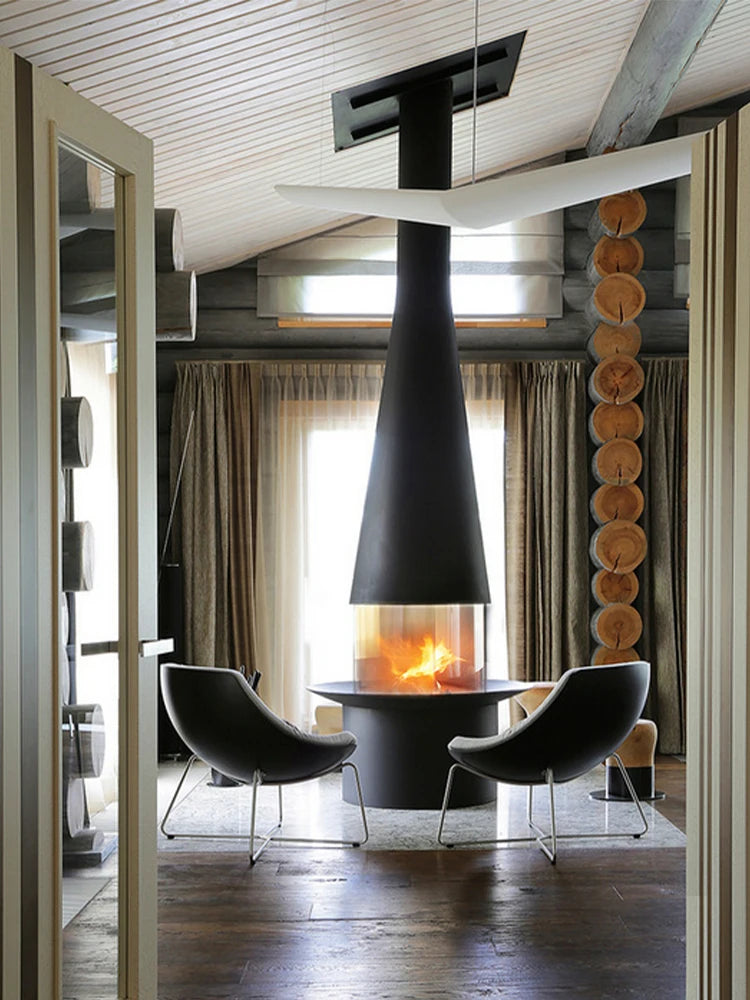 Italian aluminum chandelier villa living room office front desk minimalist atmosphere chandelier