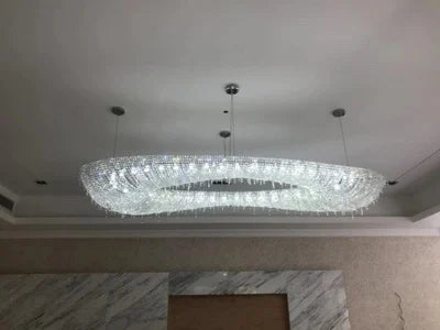 Italian living room Egypt imported crystal dining room postmodern villa crystal art deco chandelier