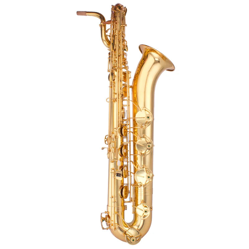 JM High Quality Baritone E Flat Saxophone New Arrival Brass Black Nickel Plated Sax Musical Instruments with Mouthpiece Case