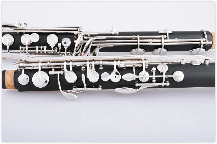MMOOKA JM Silver Plated Keys Bass Clarinet Bb Tune Clarinet High Quality Bakelite Instrument With Case Free Shipping