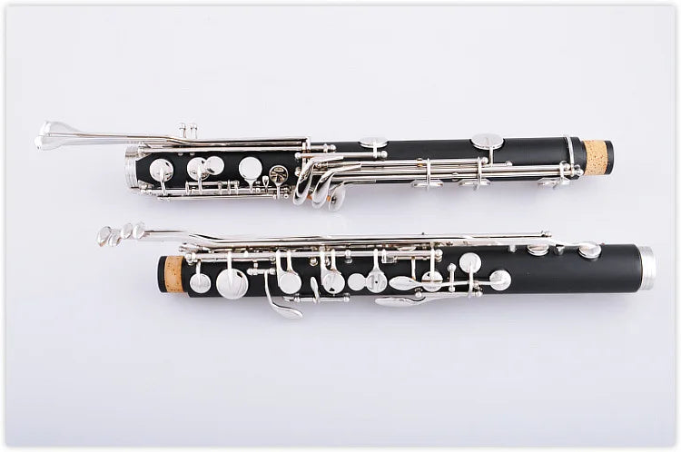 MMOOKA JM Silver Plated Keys Bass Clarinet Bb Tune Clarinet High Quality Bakelite Instrument With Case Free Shipping