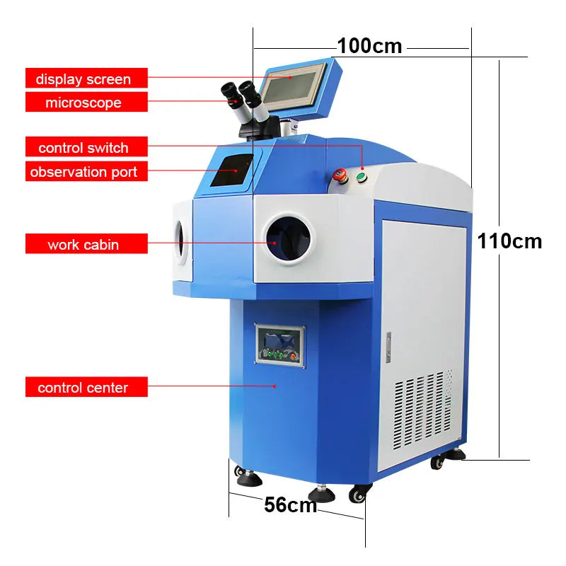 JM Spot Welding Machine Laser Soldering Repairing Equipment For Gold Silver Platinum Jewels 200W 300W 400W 600W Diy