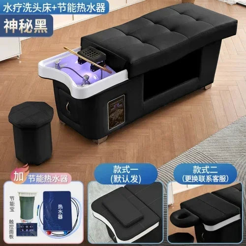 Japanese Shampoo Chair Head Spa Fumigation Water Circulation Hair Salon Equipments Chair Lettino Massaggio Furniture