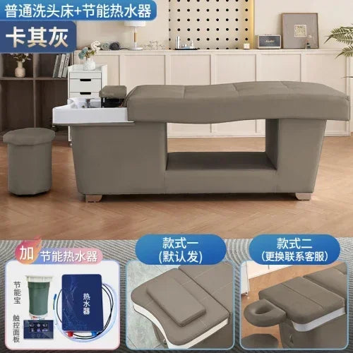 Japanese Shampoo Chair Head Spa Fumigation Water Circulation Hair Salon Equipments Chair Lettino Massaggio Furniture
