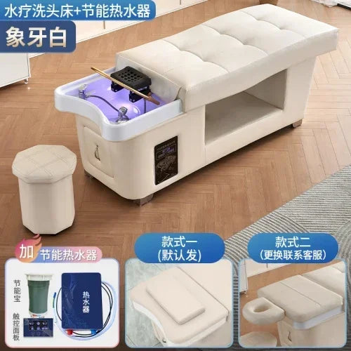 Japanese Shampoo Chair Head Spa Fumigation Water Circulation Hair Salon Equipments Chair Lettino Massaggio Furniture