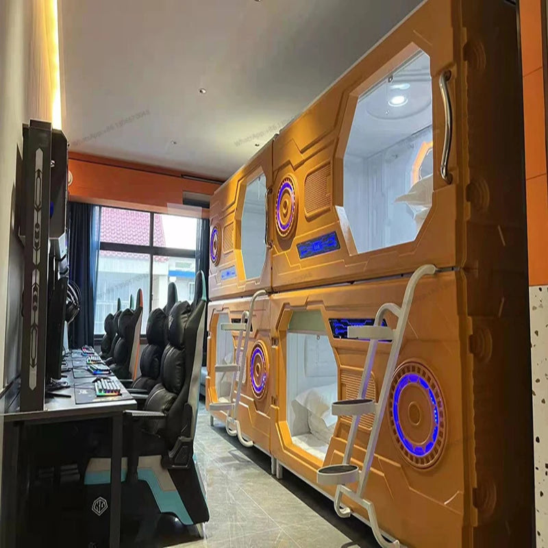 Japanese capsule bed dormitories are suitable for capsule cabins, hotel capsule beds, airport cabins