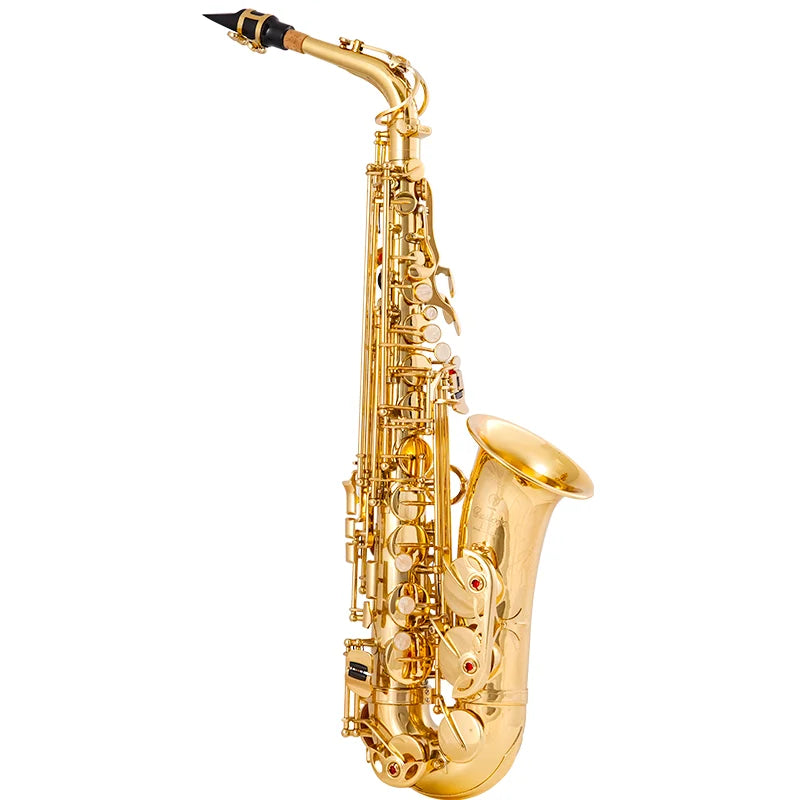 Japonya'da yapılanEb Alto Saxophone Brass Lacquered Gold E Flat Sax 875EX Key Type Woodwind Instrument high quality In stock