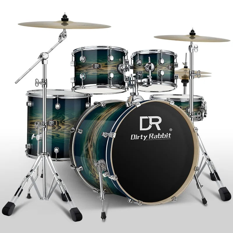 MMOOKA Jazz Drum Adult Beginner Drum Set Stage Performance Professional Western Percussion Musical Instrument Drum Set Jazz Drum