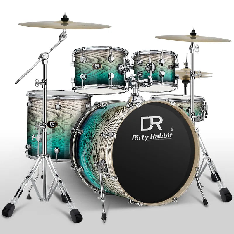 MMOOKA Jazz Drum Adult Beginner Drum Set Stage Performance Professional Western Percussion Musical Instrument Drum Set Jazz Drum