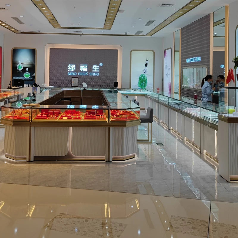 Jewelry Cabinet Glass Cabinet Jewelry Cabinet Personality Booth Display Stand Display Cabinet