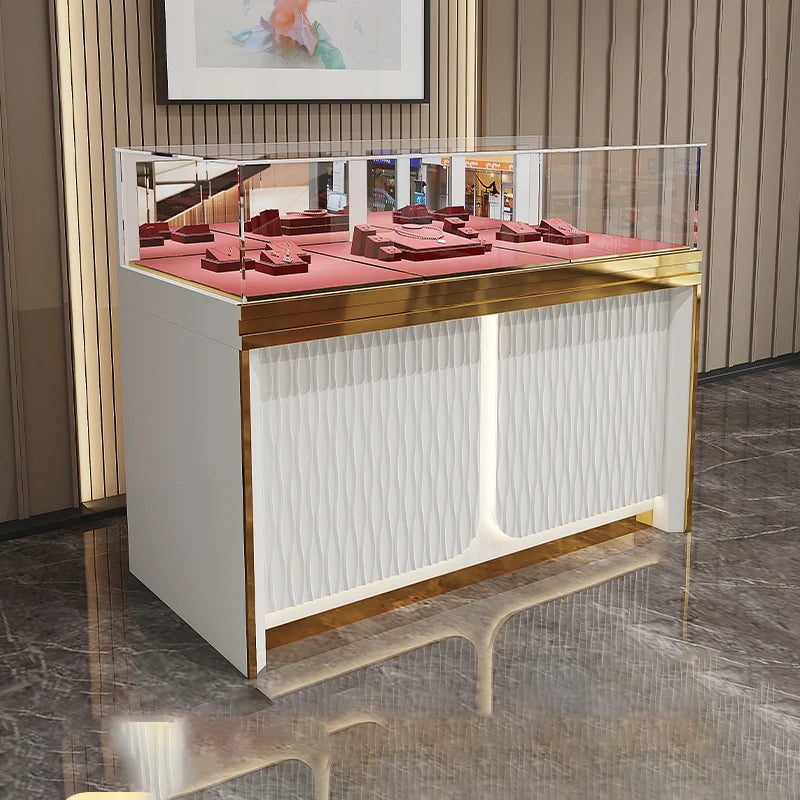 Jewelry Cabinet Glass Cabinet Jewelry Cabinet Personality Booth Display Stand Display Cabinet