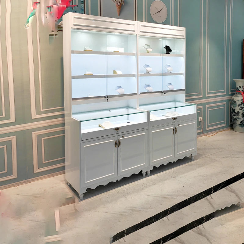 Jewelry Display Cabinet Gold Jewelry Cabinet Hand Jewelry Display Cabinet Customization