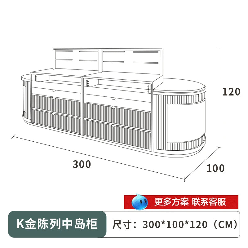 Jewelry display cabinet Jewelry necklace bracelet earrings earrings hairpin display stand