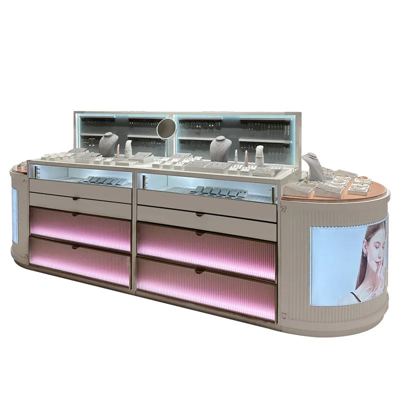 Jewelry display cabinet Jewelry necklace bracelet earrings earrings hairpin display stand