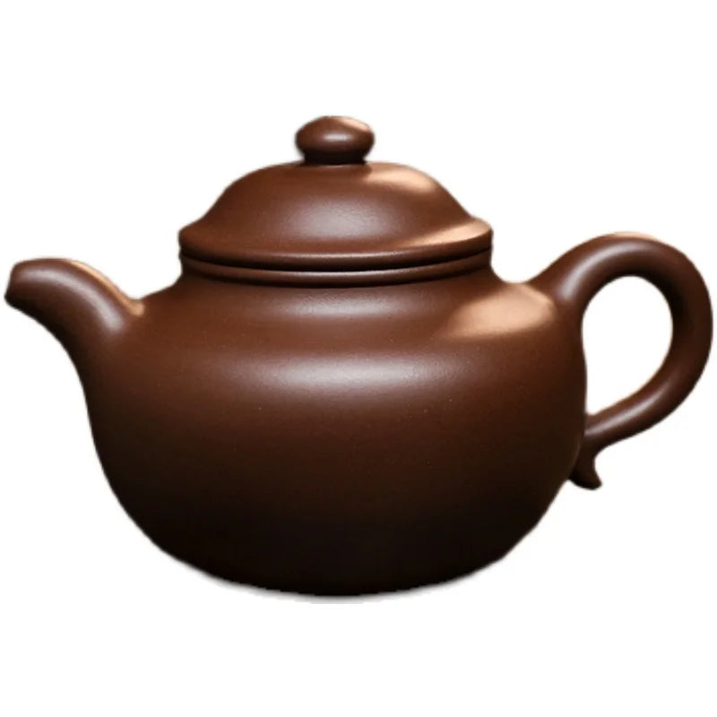 Jianghu Tea House Handmade Lotus Seed Pot Cultural Revolution Old Purple Clay 320cc Large Product Yixing Original Mineral