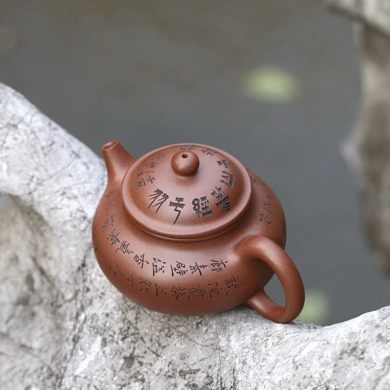 【 Jingzhou Kiln 】 Collection Of Yixing Zisha Pot Factory's Old Zini Rongtian Lv Panjun's All Handmade Crafts