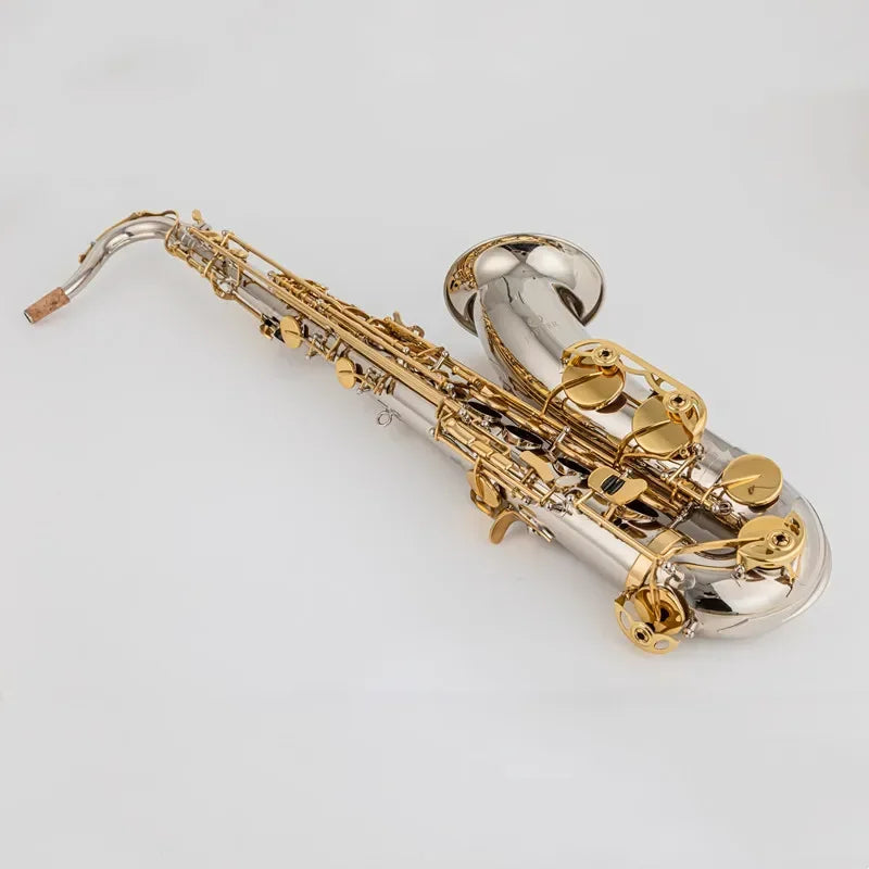 Jupiter JTS1100SG Musical Instruments Tenor Saxophone Bb Tone Nickel Plated Tube Gold Key Sax With Case Mouthpiece Gloves