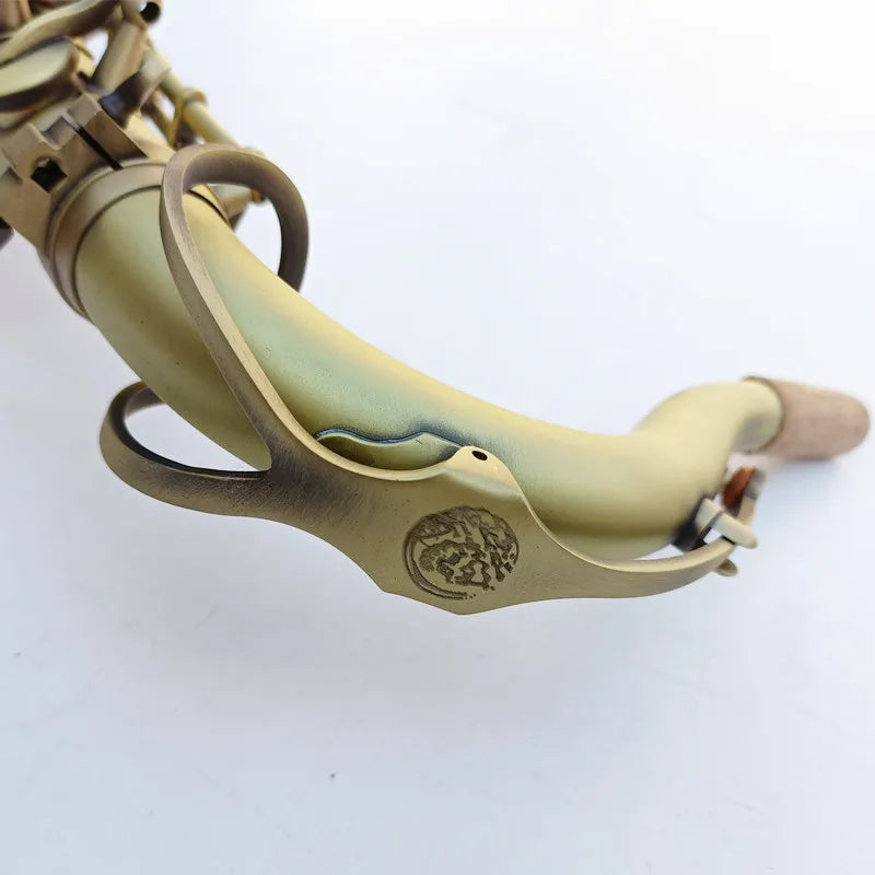 Jupiter JTS500Q Tenor Saxophone Reference Antique Copper B Flat Woodwind Instrument With Case Mouthpiece Reeds Neck