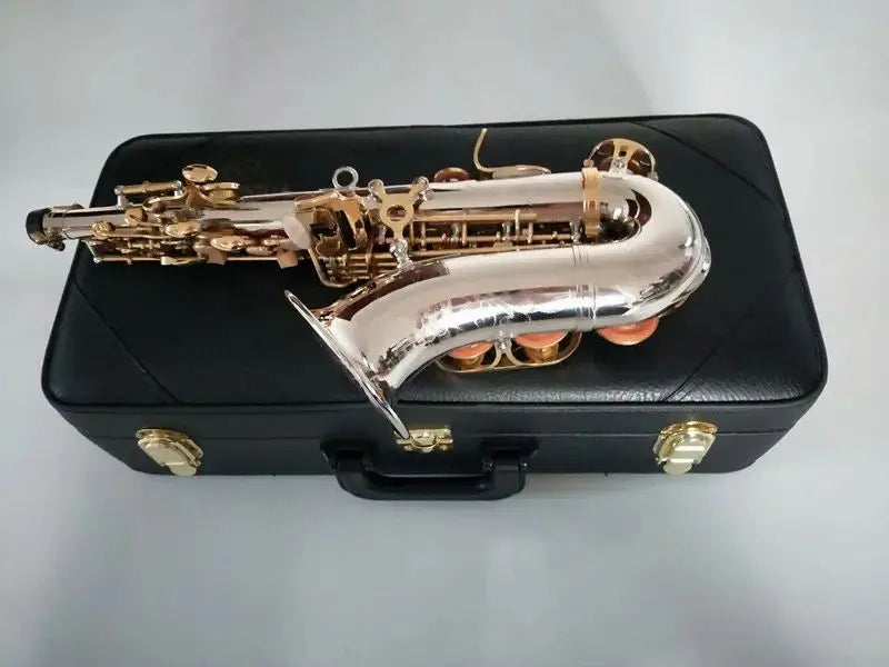 KALUO Promotions 2019 New Japan Soprano Saxophone B Tune Nickel Plated SC-992 Musical Instrument Free shipping