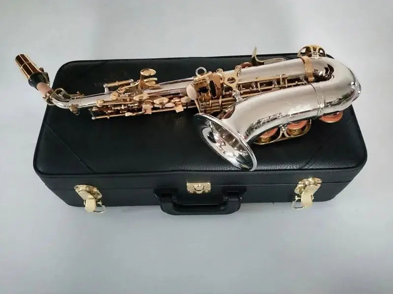 KALUO Promotions 2019 New Japan Soprano Saxophone B Tune Nickel Plated SC-992 Musical Instrument Free shipping