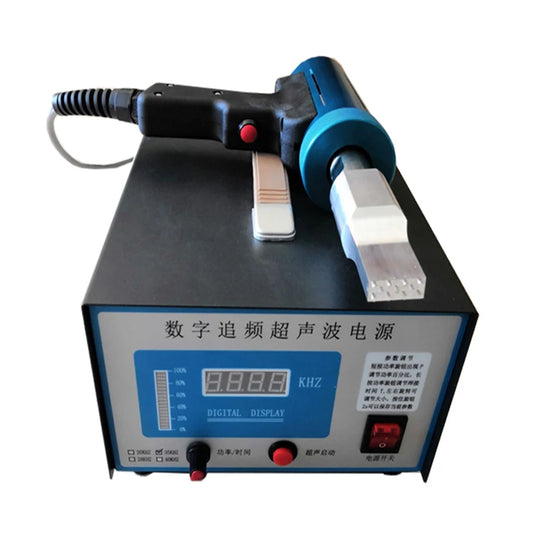 KH-28-1500Z Ultrasonic Plastic Welding Machine Plastic Spot Welder Equipment 1500W High Power Digital Handheld Welding Machine
