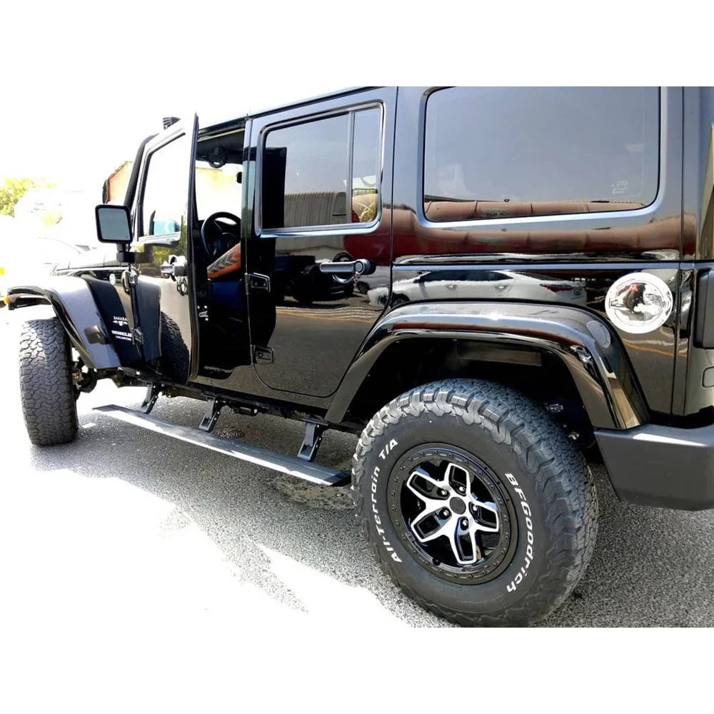 KSC PRO OFF-ROAD Style Electric Side Step Power Running Boards For Jeep Wrangler JL JLU 4DR