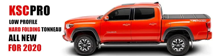 KSCPRO Sierra Accessories Hard Tri Fold Tonneau Cover Fit For GMC Sierra 1500 2500/3500HD 15-19 6.5FT Bed