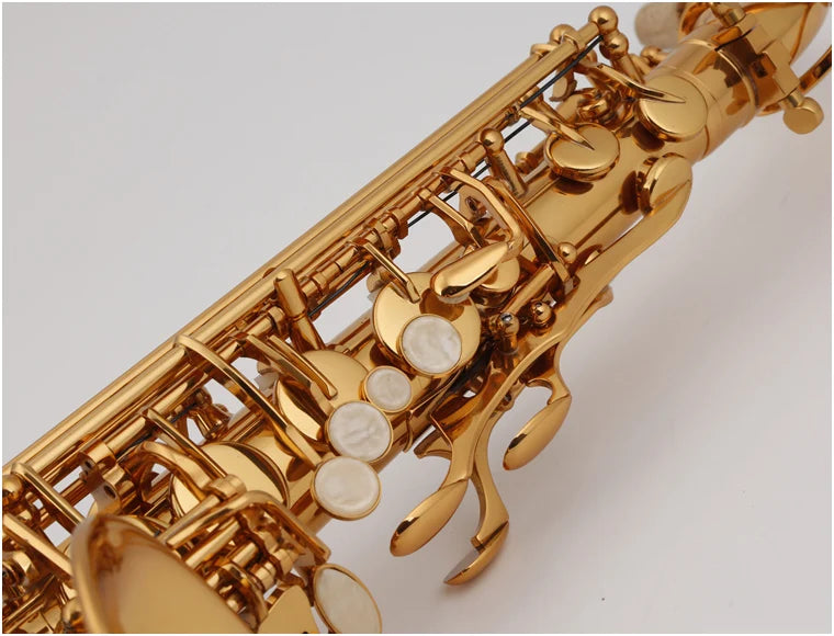 MMOOKA KUNO KAS-901 Alto Eb Saxophone Brass Tube Gold Lacquer Instrument Sax Professional Western Instruments Saxofone For Students